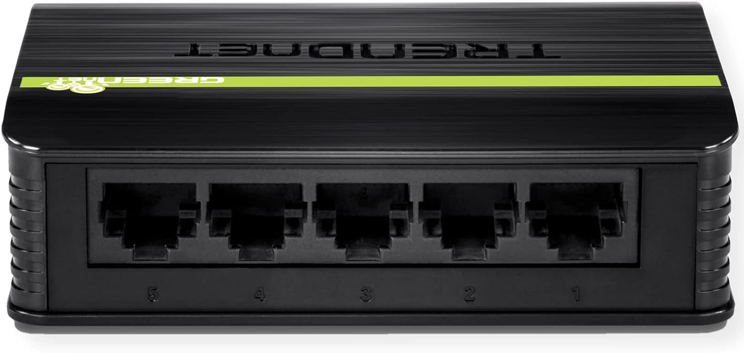TRENDnet TE100-S5 5-Port 10/100Mbps Unmanaged Desktop Switch,White