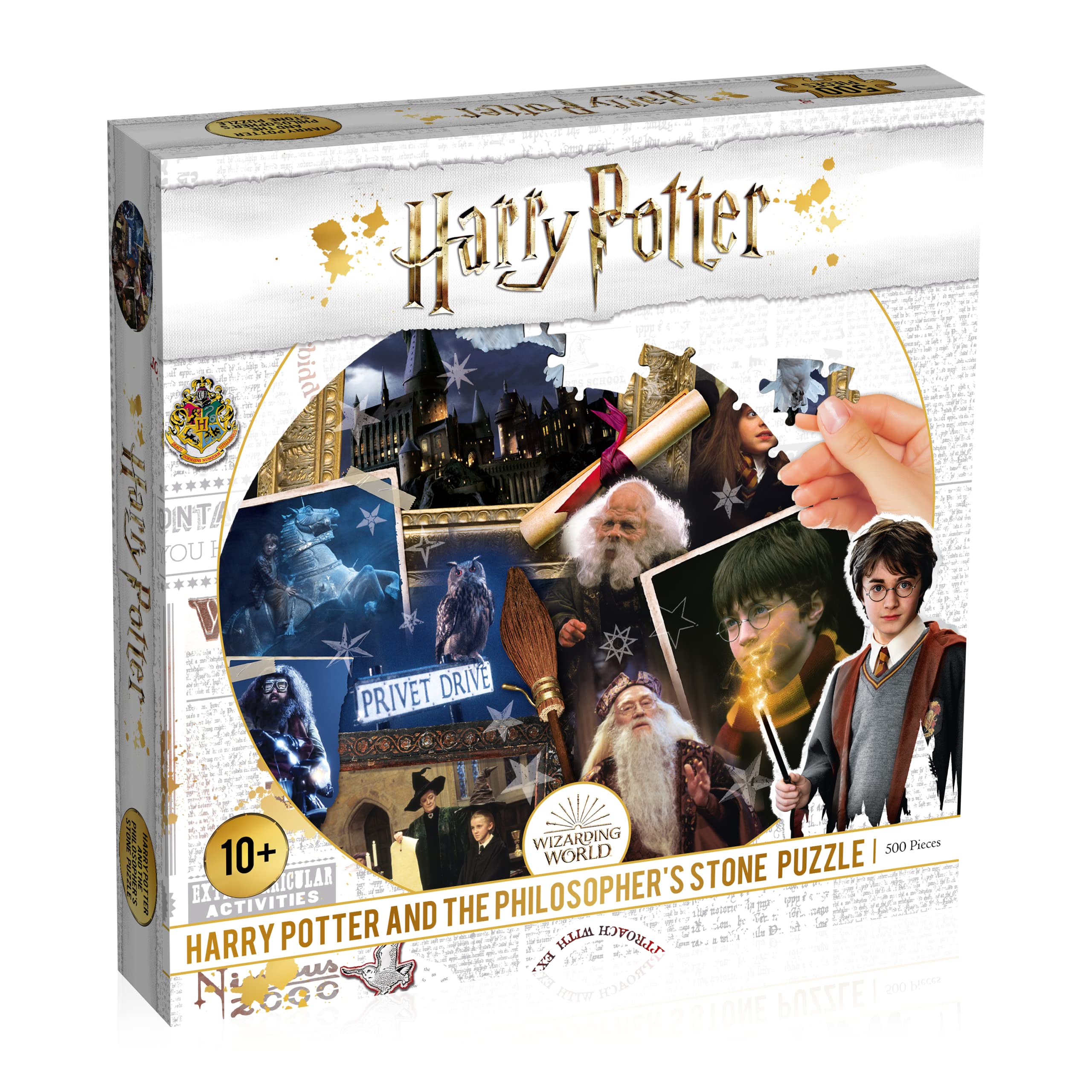 Winning Moves Games Harry Potter Puzzles Philosopher's Stone 500 Piece Jigsaw Puzzle (WM00370-ML1-6