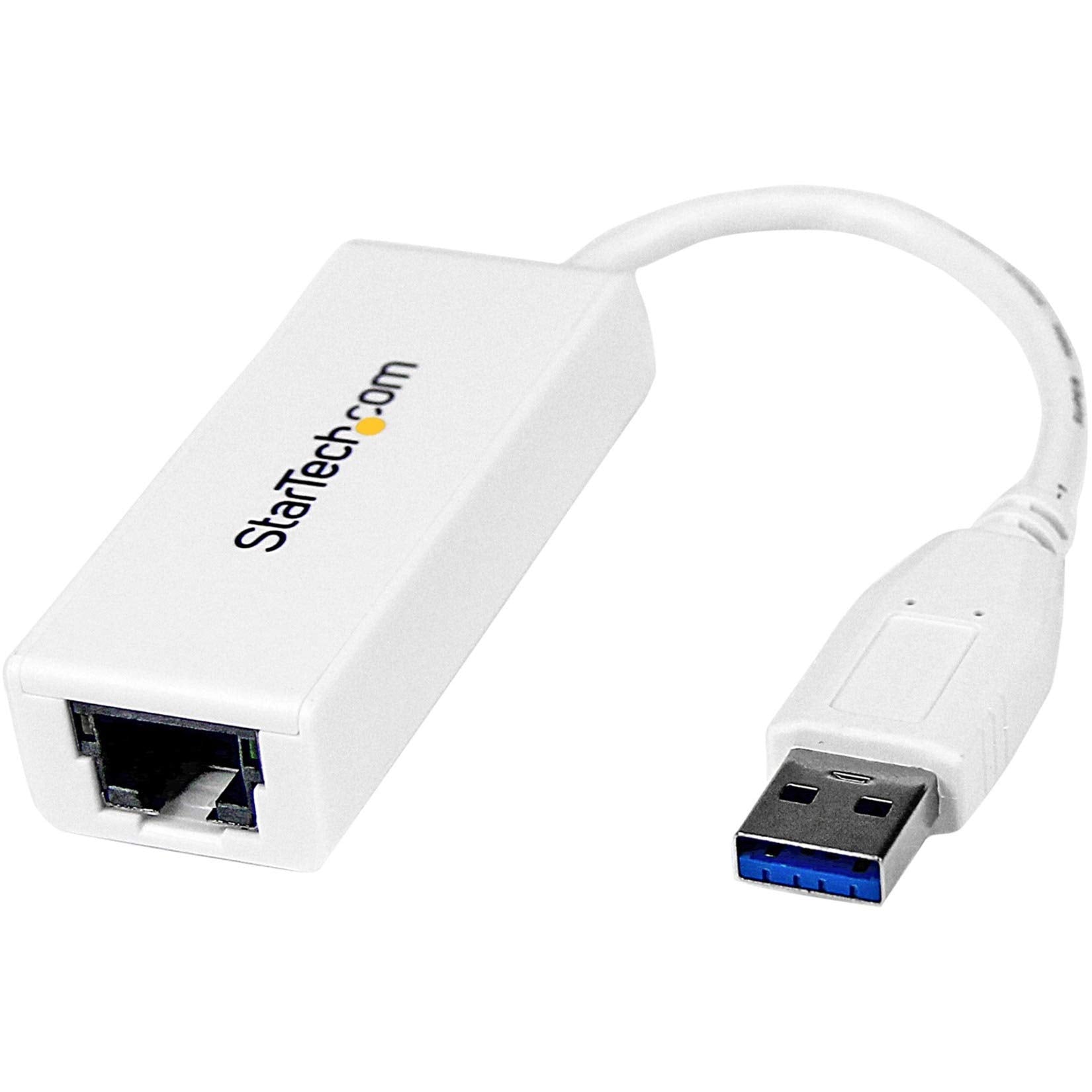 StarTech.com USB to Ethernet Adapter, USB 3.0 to 10/100/1000 Gigabit Ethernet LAN Adapter, USB to RJ45 Adapter, TAA Complaint