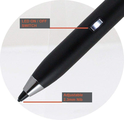 Broonel Black Mini Fine Point Digital Active Stylus Pen - Compatible With The Lenovo ThinkPad L14 14" Laptop
