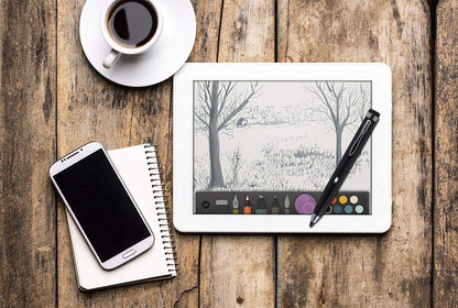 Broonel Black Mini Fine Point Digital Active Stylus Pen - Compatible With The Lenovo ThinkPad L14 14" Laptop