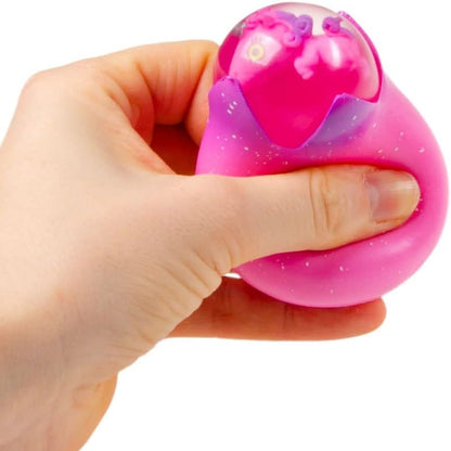 stress ball 6 cm purple/pink