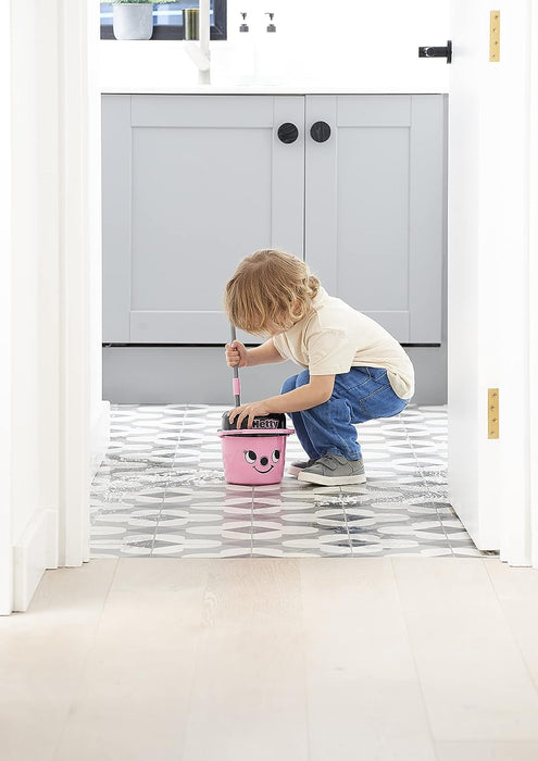 Casdon Hetty Mop & Bucket | Branded Toy Cleaning Set For Children Aged 3+ | Features Hetty’s Cute Face For Lots Of Cleaning Fun!, Pink, 15 x 19.1 x 17.9 cm