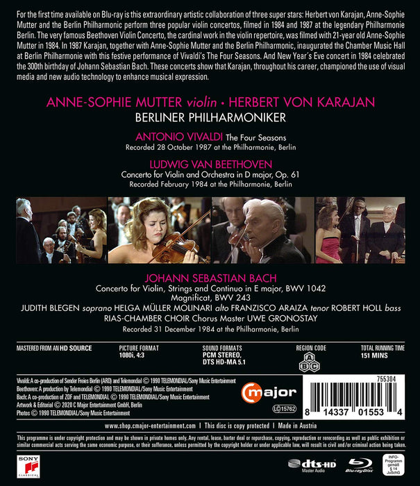 Anne-Sophie Mutter, Herbert Von Karajan, Berliner Philharmoniker