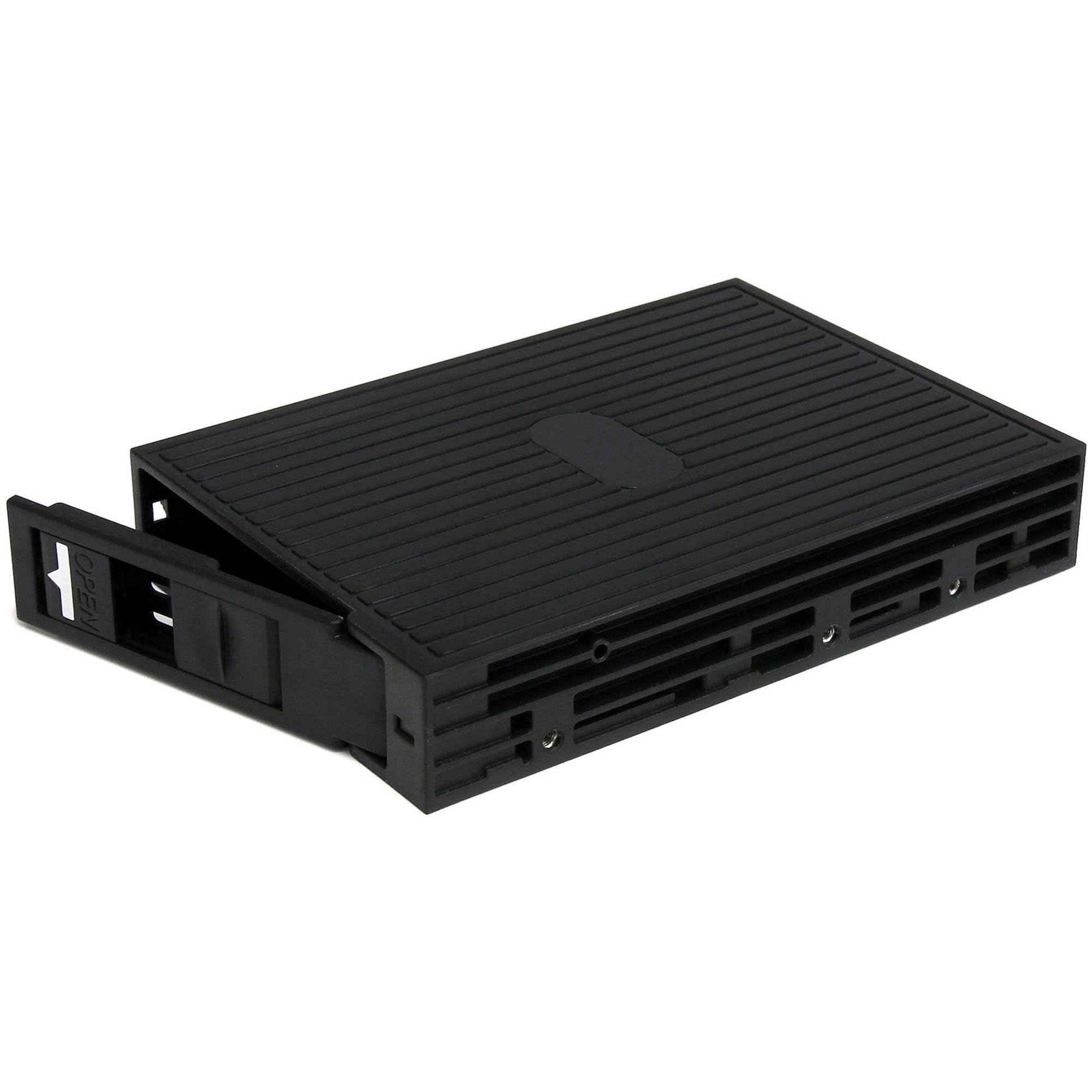 StarTech.com 2.5in SATA/SAS SSD/HDD to 3.5in SATA Hard Drive Converter - Storage bay adapter - 3.5" to 2.5" - black (25SATSAS35