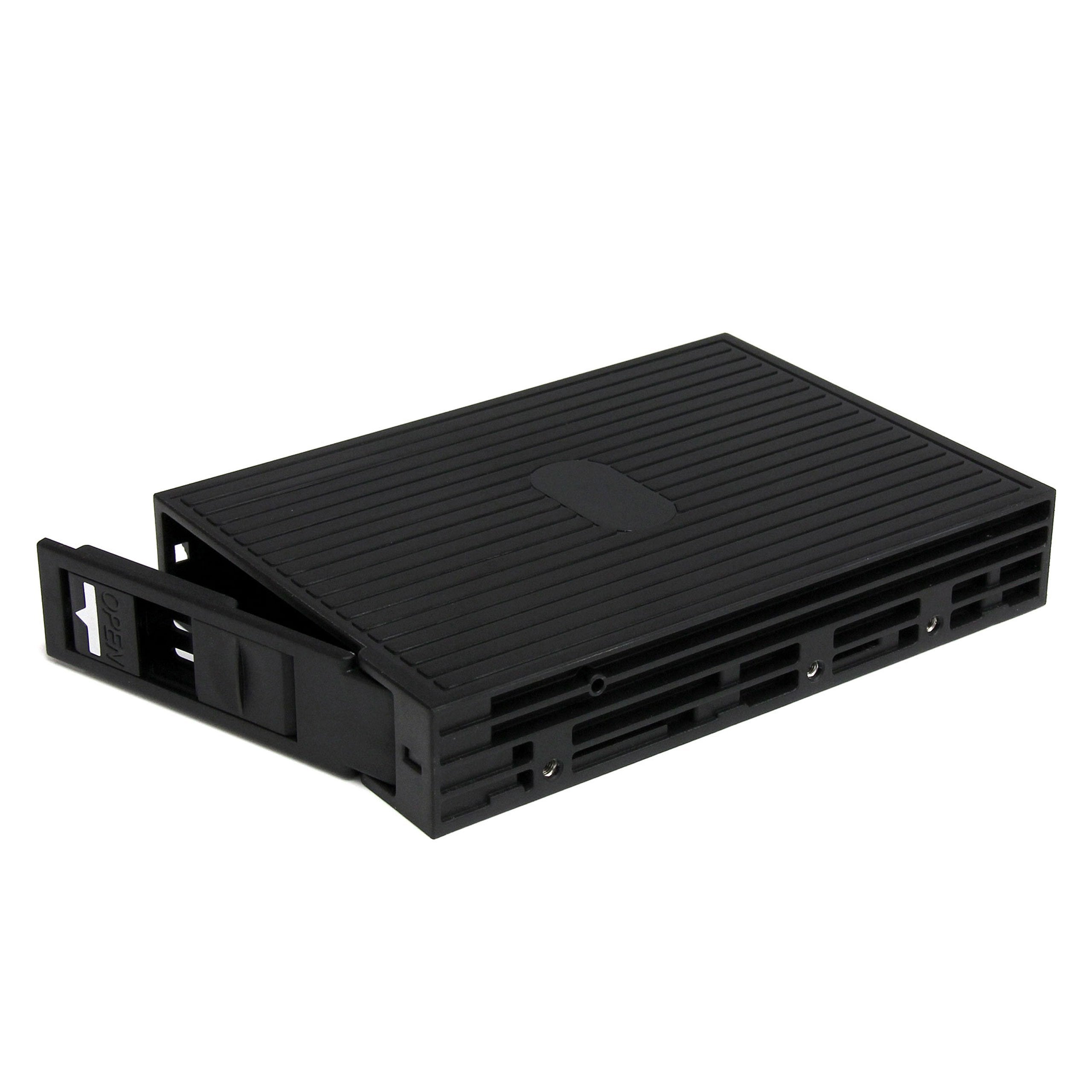 StarTech.com 2.5in SATA/SAS SSD/HDD to 3.5in SATA Hard Drive Converter - Storage bay adapter - 3.5" to 2.5" - black (25SATSAS35