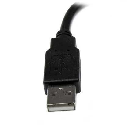 StarTech.com 6in USB 2.0 Extension Adapter Cable A to A - M/F - USB extension cable - USB (M) to USB (F) - USB 2.0 - 5.9 in - black (USBEXTAA6IN