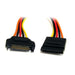 StarTech.com 12in 15 pin SATA Power Extension Cable - SATA Power Male to Female Extender - 12 Inch SATA Power Extension Cord (SATAPOWEXT12