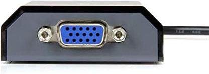 StarTech.com USB to VGA Adapter - 1920x1200 - External Video & Graphics Card - Dual Monitor - Supports Mac & Windows and Mirror & Extend Mode (USB2VGAPRO2