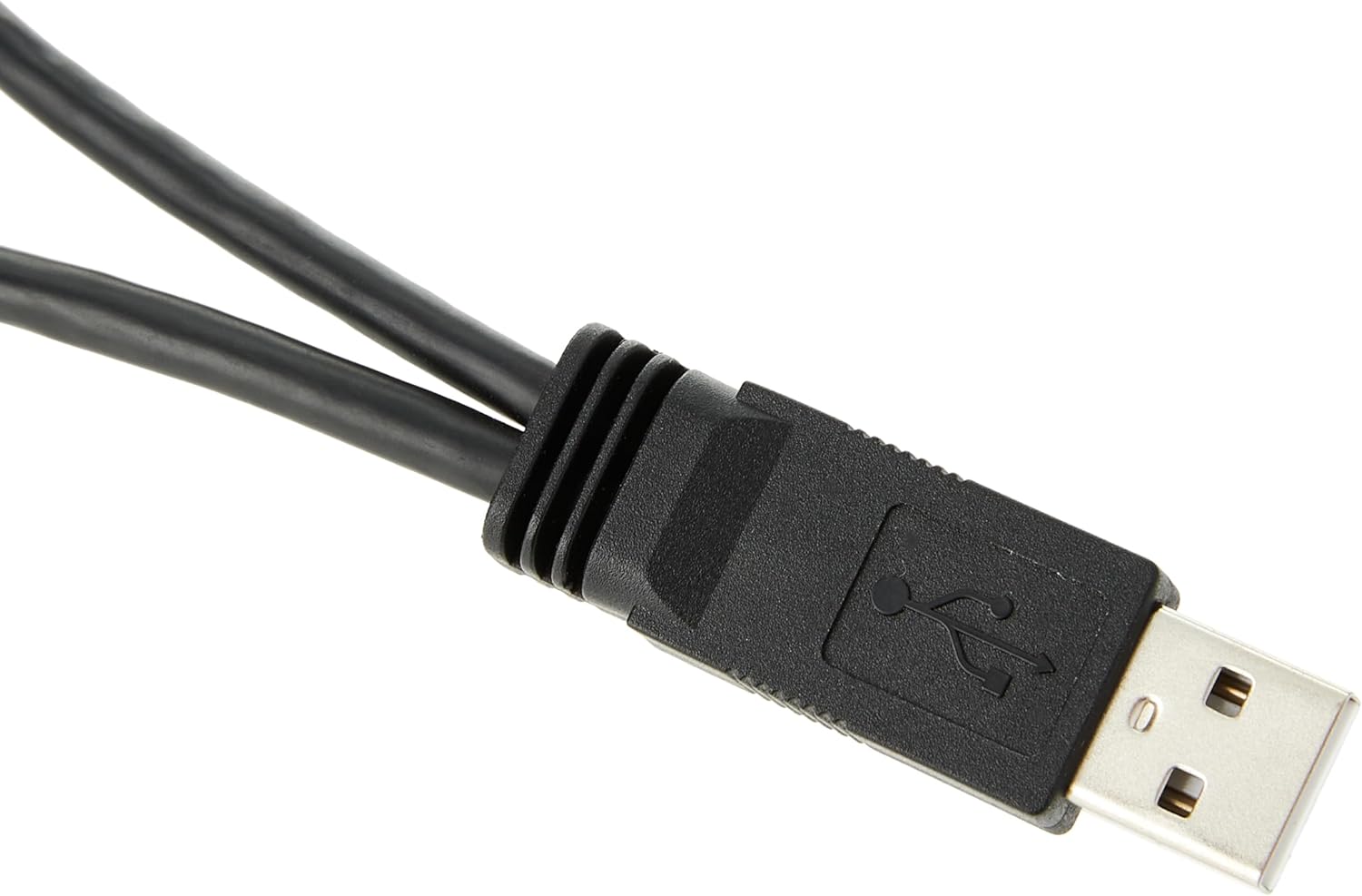 StarTech.com 6 ft USB Y Cable for External Hard Drive, USB A to Mini B, USB Cable, USB (M) to Mini-USB Type B (M), USB 2.0, 6 ft, Black