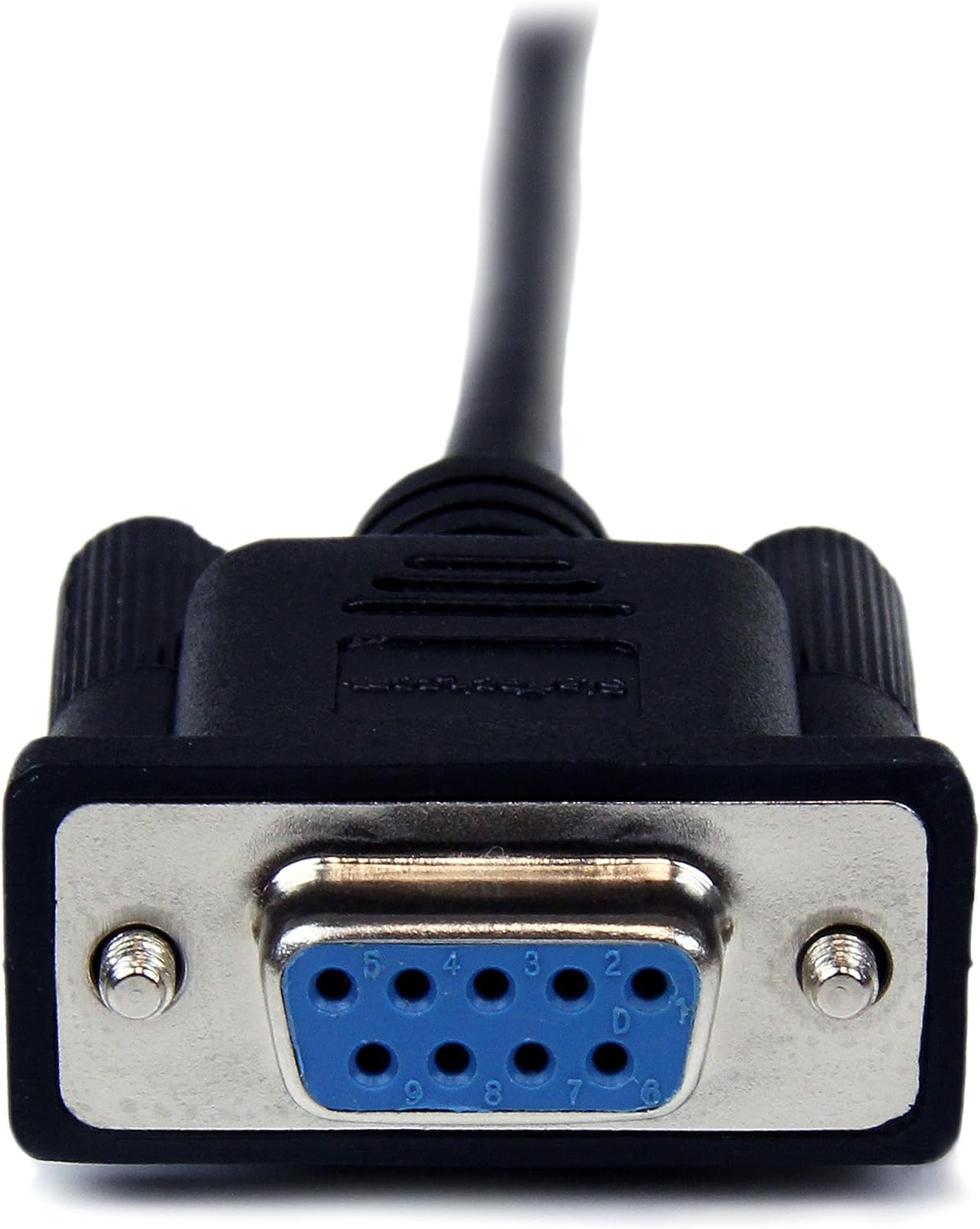 StarTech.com 1 m Black DB9 RS232 Serial Null Modem Cable F/M, DB9 Male to Female, 9 Pin Null Modem Cable, 1x DB9 (M), 1x DB9 (F) - Black