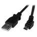 StarTech.com Down Angle Mini USB Cable - 2m - Black - USB A to Mini USB B - USB to Mini USB Cable - Mini USB Charger - USB A to Mini B (USBAMB2MD