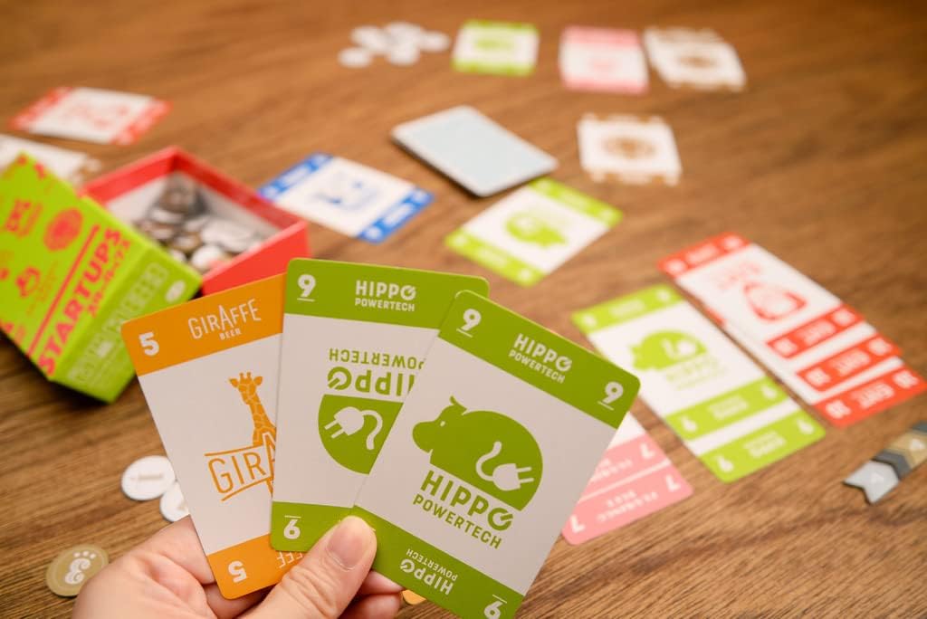 Oink Games "Startups Strategy Game for Adults & Children • Become A Startup Investor • Best for Family Board Games Night • 10 Year Olds +
