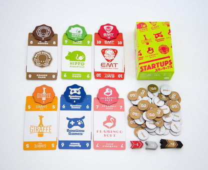 Oink Games "Startups Strategy Game for Adults & Children • Become A Startup Investor • Best for Family Board Games Night • 10 Year Olds +
