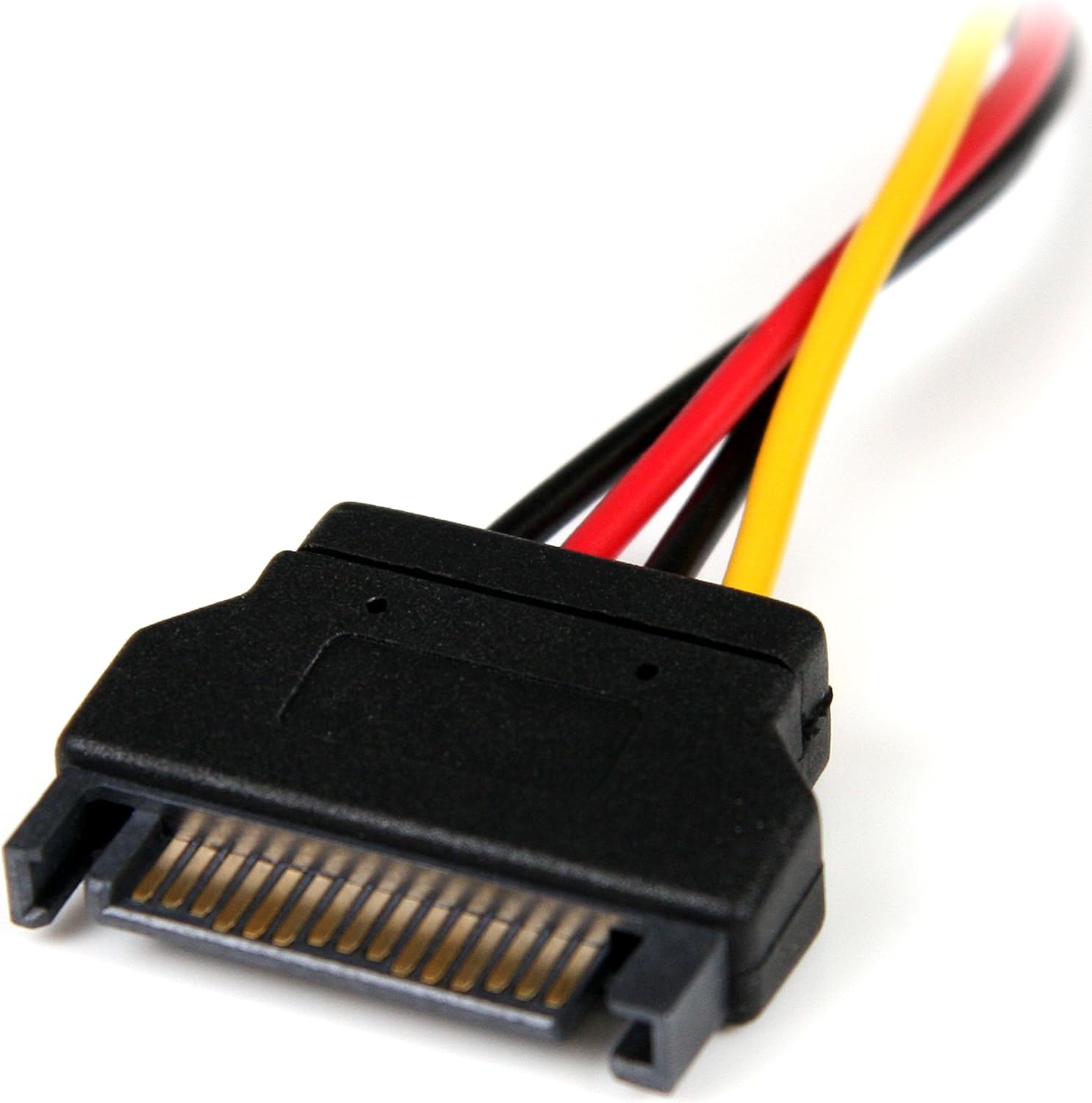 StarTech.com SATA to LP4 Power Cable Adapter - F/M - Power adapter - SATA power (M) to 4 pin internal power (F) - black - LP4SATAFM6IN