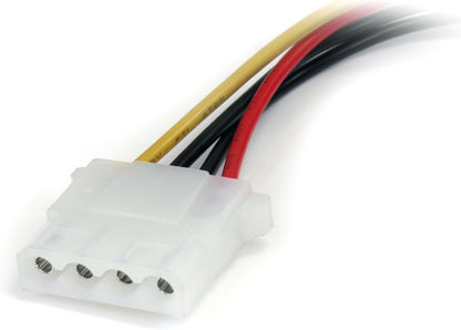StarTech.com SATA to LP4 Power Cable Adapter - F/M - Power adapter - SATA power (M) to 4 pin internal power (F) - black - LP4SATAFM6IN