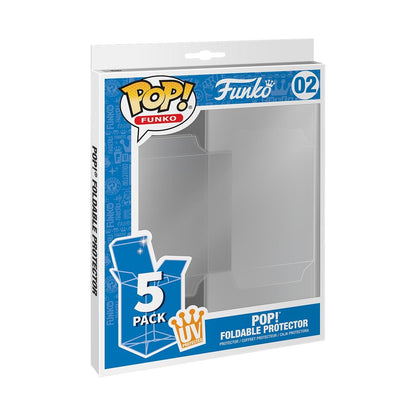 Funko Pop! Funko 5 Pack Foldable - Premium Protector Display Cases - for Funko Pop! Collectable Vinyl Figures - Durable, Crystal Clear, and Stackable Storage