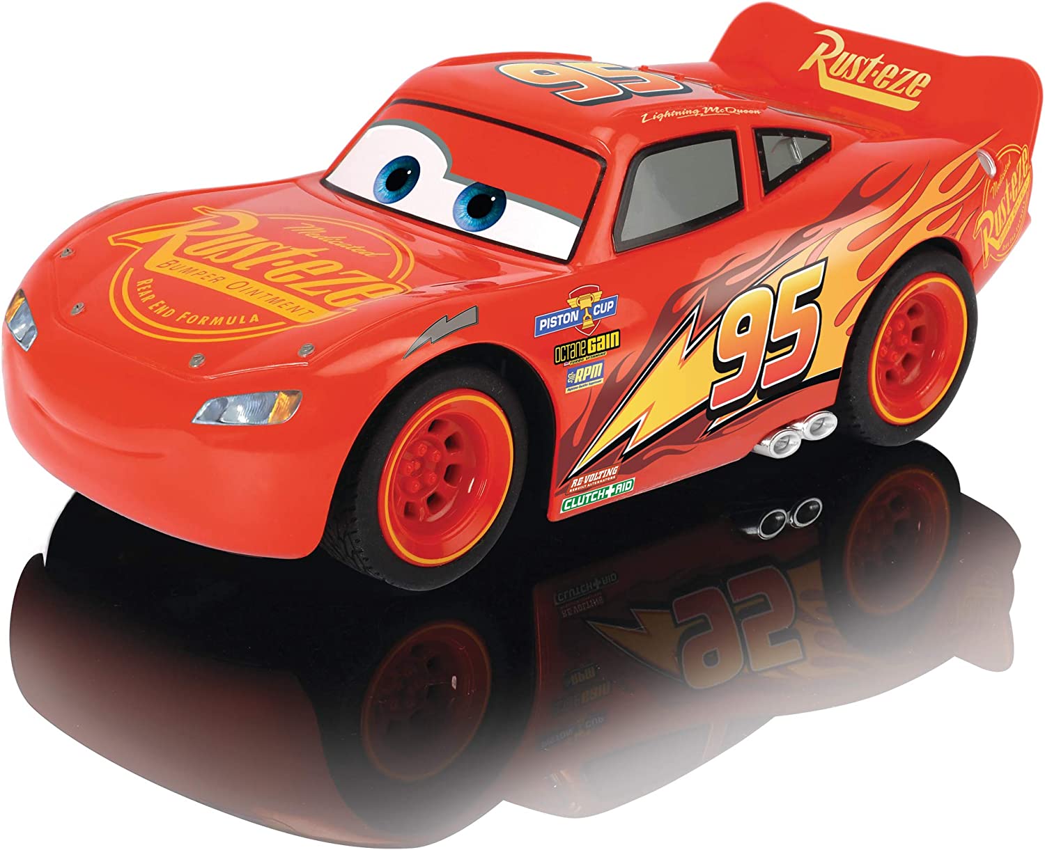 Disney Cars RC Turbo Racer Lightning McQueen 1:24 2 Channel USB chargeable car and battery operated remote control