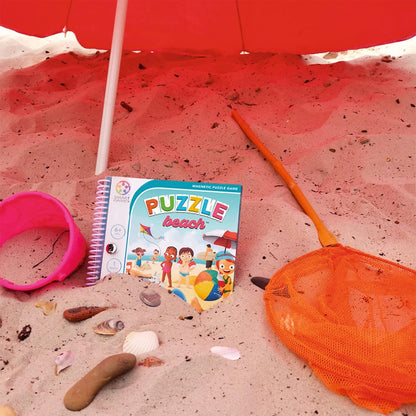 Smart Games - Puzzle Beach, Magnetic Puzzle Game with 48 Challenges, 6+ Years