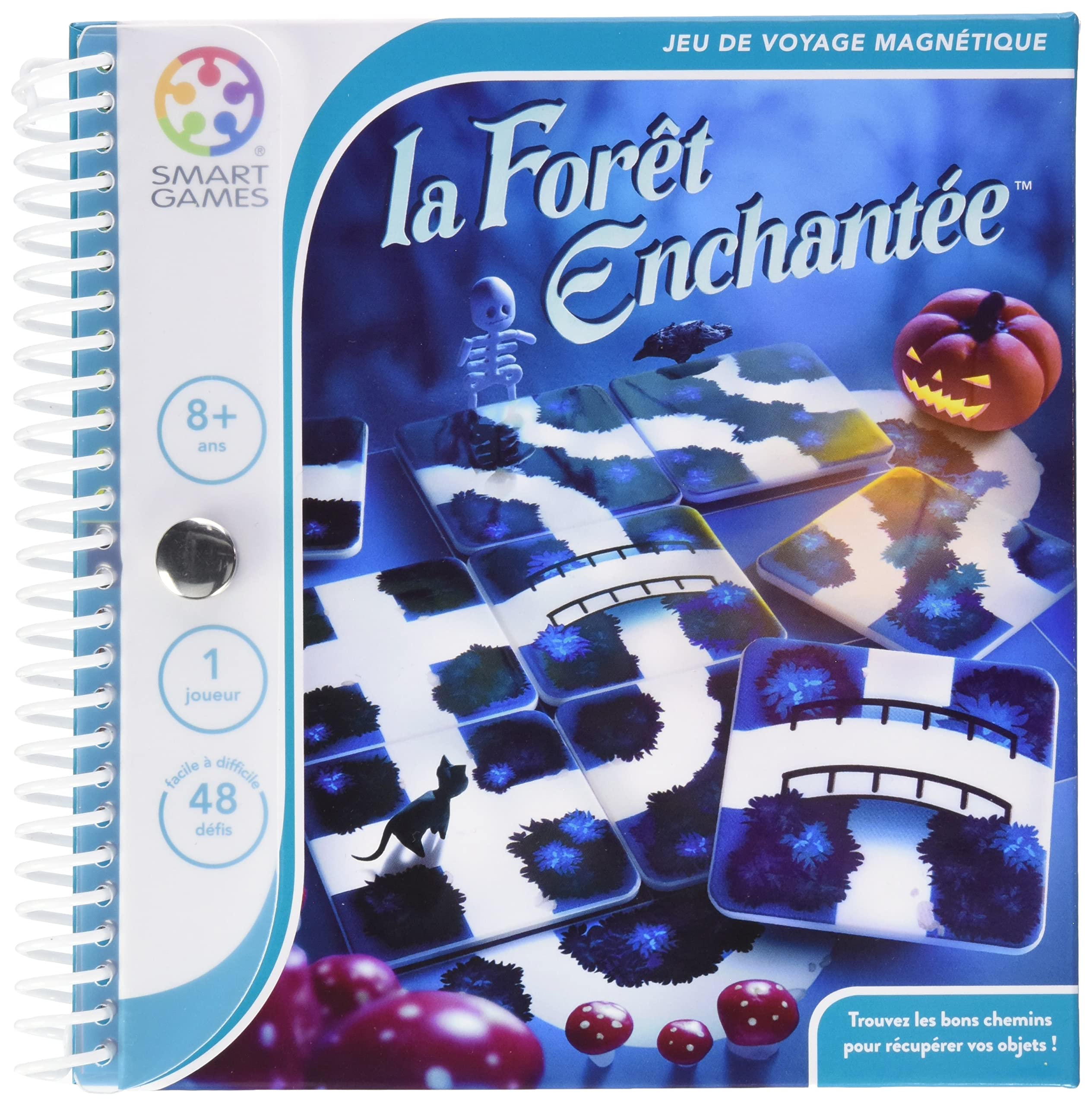smart games - Magic Forest, Magnetic Puzzle Game with 48, 8+ Years