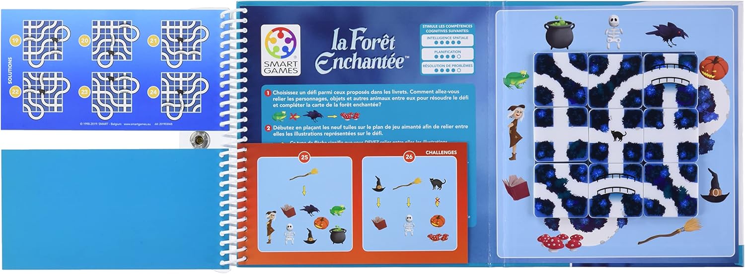 smart games - Magic Forest, Magnetic Puzzle Game with 48, 8+ Years