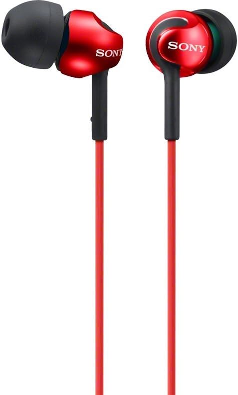 Sony MDREX110APR.CE7 Deep Bass Earphones with Smartphone Control and Mic