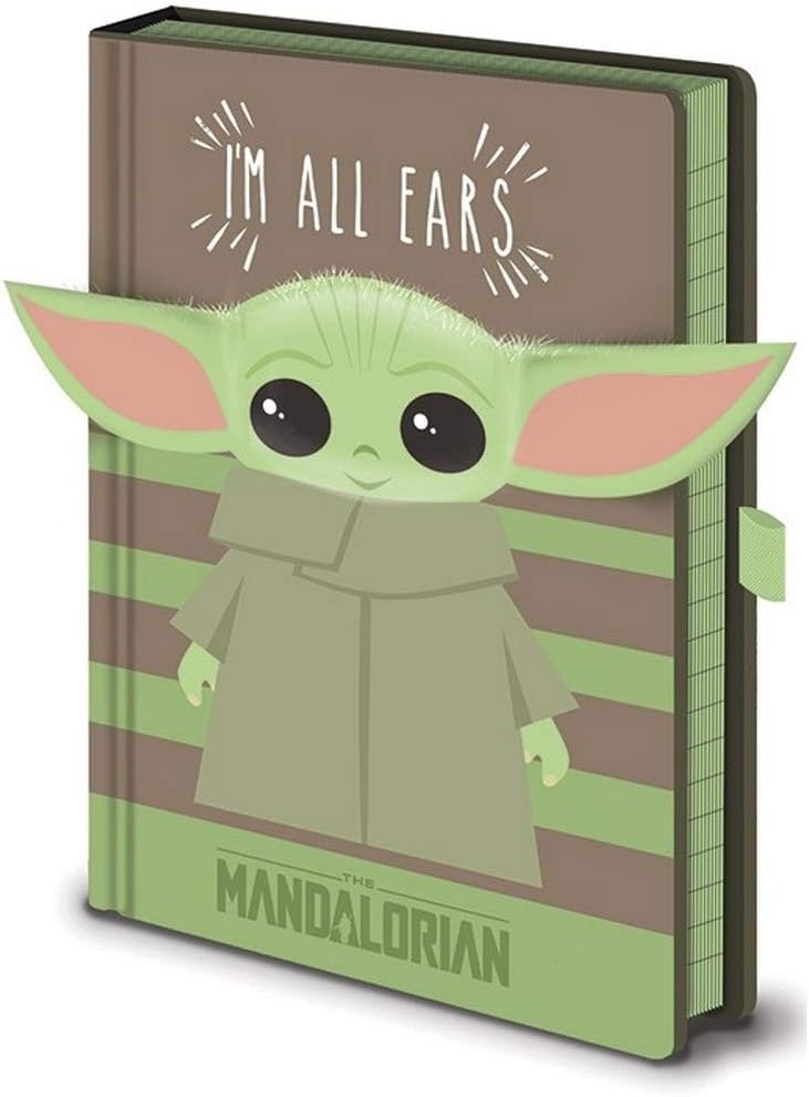 Pyramid Premium A5 Notebook - Star Wars: The Mandalorian (I'm All Ears Green