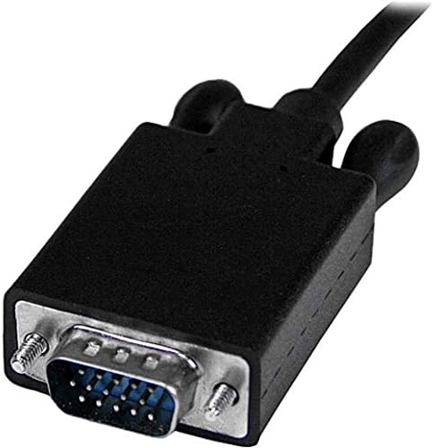 StarTech.com 15ft (4.6m) DisplayPort to VGA Cable - Active DisplayPort to VGA Adapter Cable - 1080p Video - DP to VGA Monitor Cable - DP 1.2 to VGA Converter - Latching DP Connector (DP2VGAMM15B