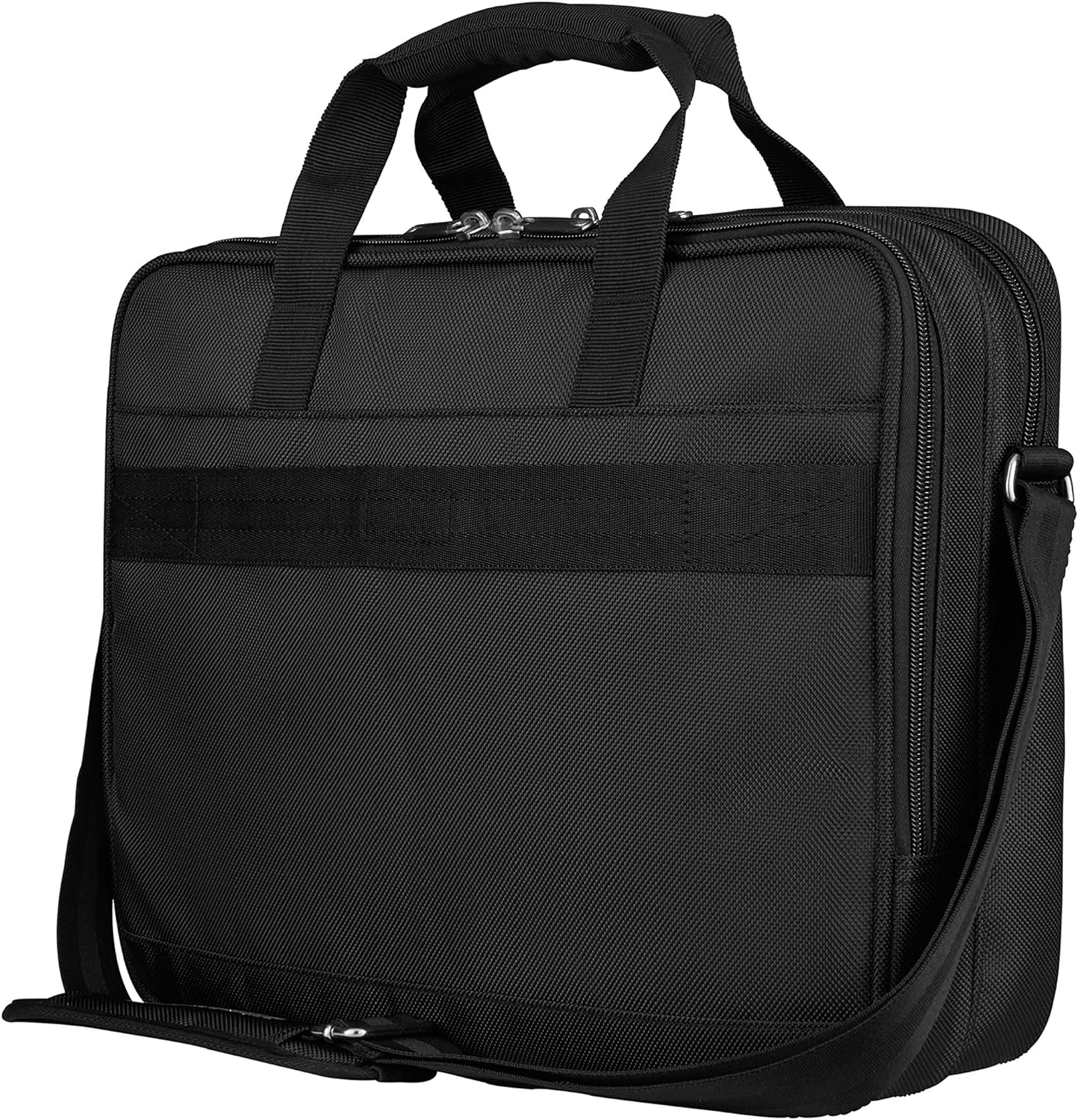 Wenger 600649 PROSPECTUS 16 Inch Laptop Briefcase, Padded Laptop Compartment with iPad/Tablet/eReader Pocket in Black {15 Litre}