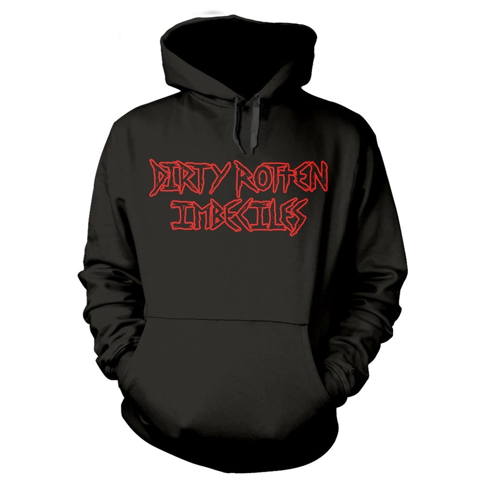 D.R.I. - SKANKER BLACK Hooded Sweatshirt Medium