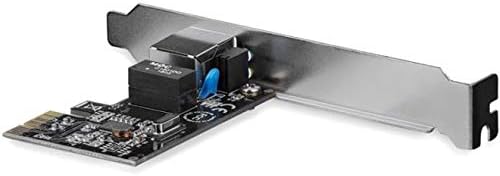 StarTech.com 1 Port PCIe Gigabit Network Server Adapter NIC Card - Dual Profile - Gigabit Desktop Adapter REV E Intel 6 Chip support (ST1000SPEX2