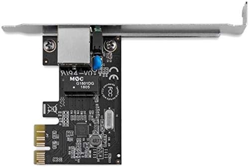 StarTech.com 1 Port PCIe Gigabit Network Server Adapter NIC Card - Dual Profile - Gigabit Desktop Adapter REV E Intel 6 Chip support (ST1000SPEX2