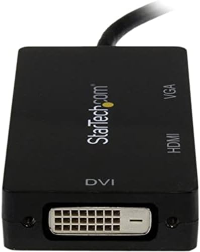StarTech.com 3 in 1 Mini DisplayPort Adapter - 1080p - Mini DP / Thunderbolt to HDMI / VGA / DVI Splitter for Your Monitor (MDP2VGDVHD