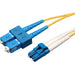 Tripp Lite 2M Duplex Singlemode 9/125 Fiber Patch Cable LC/SC 6ft (N366-02M)