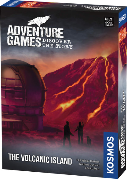 Thames & Kosmos, 695133, Adventure Game: The Volcanic Island, Discover The Story, Cooperative Board Game, 1-4 Players, Ages 12+