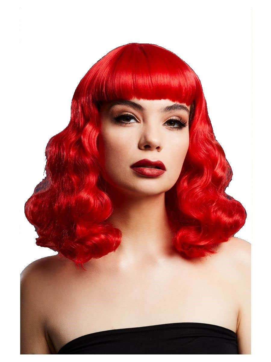 Smiffys Fever Bettie Wig with Short Fringe