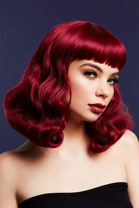 Smiffys Fever Bettie Wig with Short Fringe
