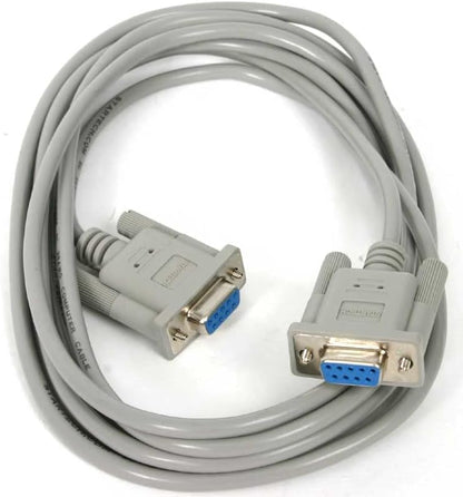 StarTech.com SCNM9FF 10 Inch RS232 Serial Null Modem Cable, Null Modem Cable, DB-9 (F) to DB-9 (F), 10 ft