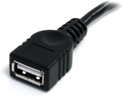 StarTech.com 10 ft Black USB 2.0 Extension Cable A to A - 10ft USB 2.0 Extension Cable - 10ft USB male female Cable (USBEXTAA10BK