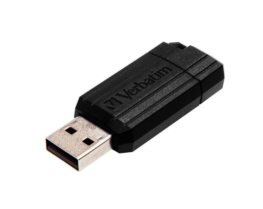 Verbatim 49062 8 GB PinStripe USB Flash Drive