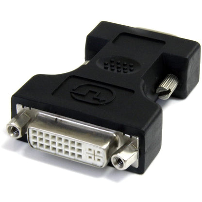 StarTech.com DVI-I to VGA Cable Adapter - Black - F / M - DVI I to VGA Adapter for Your VGA Monitor or Display (DVIVGAFMBK