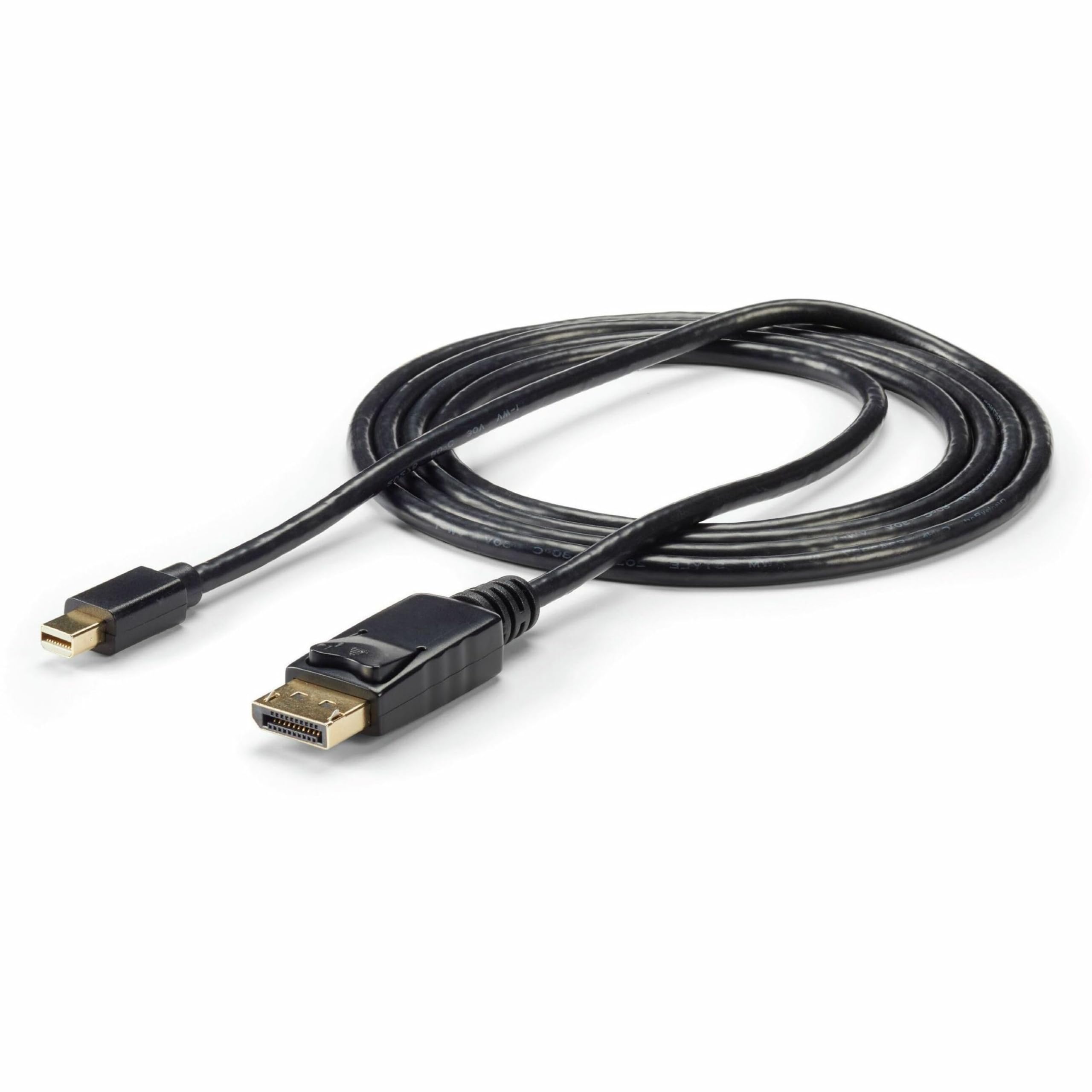 StarTech.com 6ft (1.8m) Mini DisplayPort to DisplayPort 1.2 Cable - 4K x 2K UHD Mini DisplayPort to DisplayPort Adapter Cable - Mini DP to DP Cable for Monitor - mDP to DP Converter Cord (MDP2DPMM6