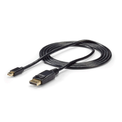StarTech.com 6ft (1.8m) Mini DisplayPort to DisplayPort 1.2 Cable - 4K x 2K UHD Mini DisplayPort to DisplayPort Adapter Cable - Mini DP to DP Cable for Monitor - mDP to DP Converter Cord (MDP2DPMM6