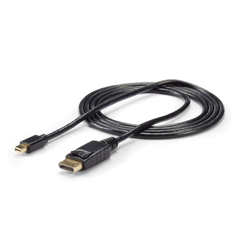 StarTech.com 6ft (1.8m) Mini DisplayPort to DisplayPort 1.2 Cable - 4K x 2K UHD Mini DisplayPort to DisplayPort Adapter Cable - Mini DP to DP Cable for Monitor - mDP to DP Converter Cord (MDP2DPMM6