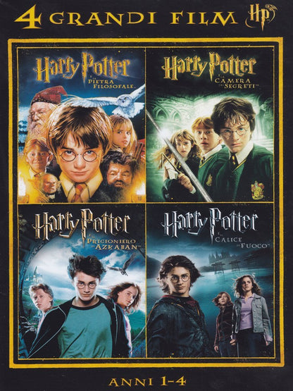 Harry Potter Anni 1,4 (4 Grandi Film) (Box 4 Dv