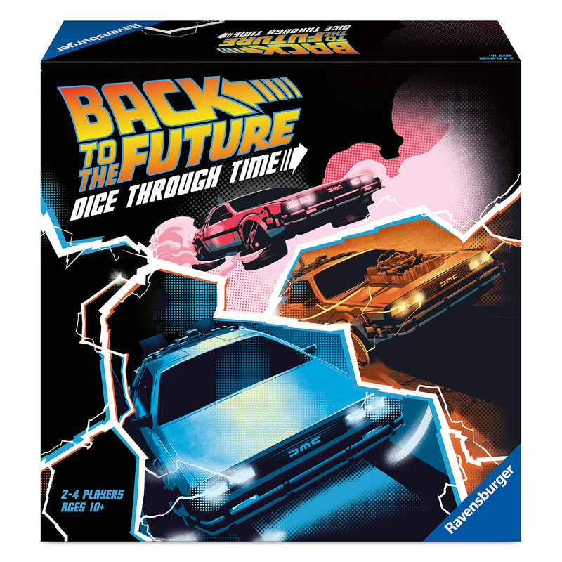Ravensburger Back to the Future Immersive Family Strategy Board Games for Adults and Kids Age 10 Years Up - Dice Through Time