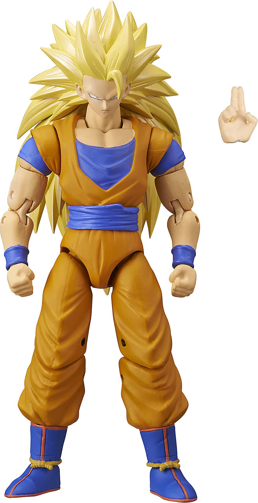 DRAGON BALL Bandai Dragon Stars Figures Super Saiyan 3 Goku | 17cm Articulated Figure | Bandai Dragon Stars Anime Figures SS3 Goku Toy | Anime Gifts And Anime Merch