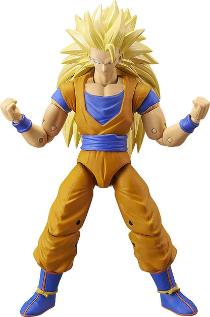 DRAGON BALL Bandai Dragon Stars Figures Super Saiyan 3 Goku | 17cm Articulated Figure | Bandai Dragon Stars Anime Figures SS3 Goku Toy | Anime Gifts And Anime Merch