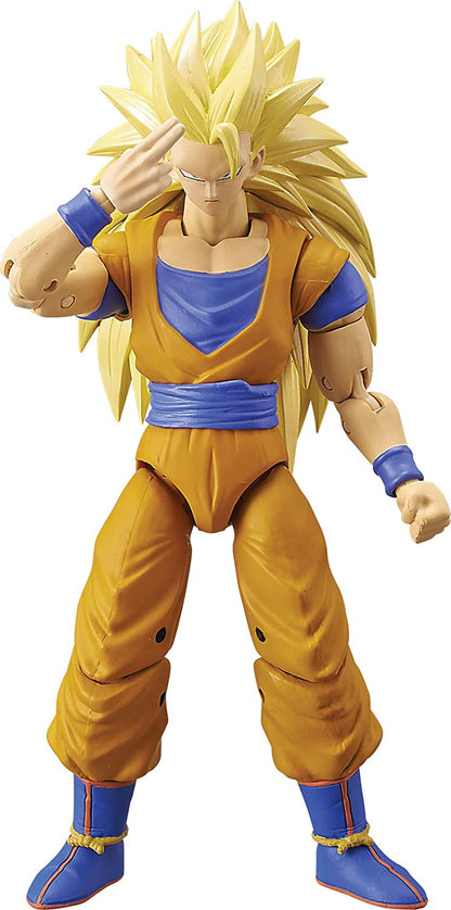 DRAGON BALL Bandai Dragon Stars Figures Super Saiyan 3 Goku | 17cm Articulated Figure | Bandai Dragon Stars Anime Figures SS3 Goku Toy | Anime Gifts And Anime Merch