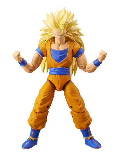 DRAGON BALL Bandai Dragon Stars Figures Super Saiyan 3 Goku | 17cm Articulated Figure | Bandai Dragon Stars Anime Figures SS3 Goku Toy | Anime Gifts And Anime Merch